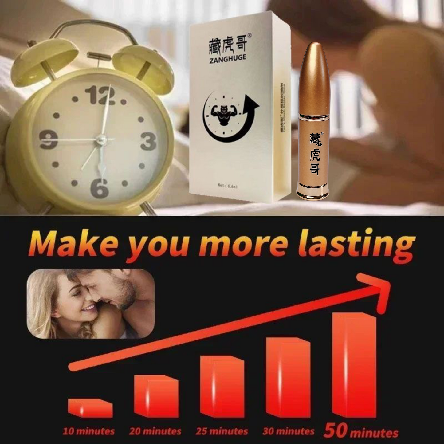 ANGHUGE Natural Herbal Men Delay Spray 6.6ml Long Lasting Intimate Care